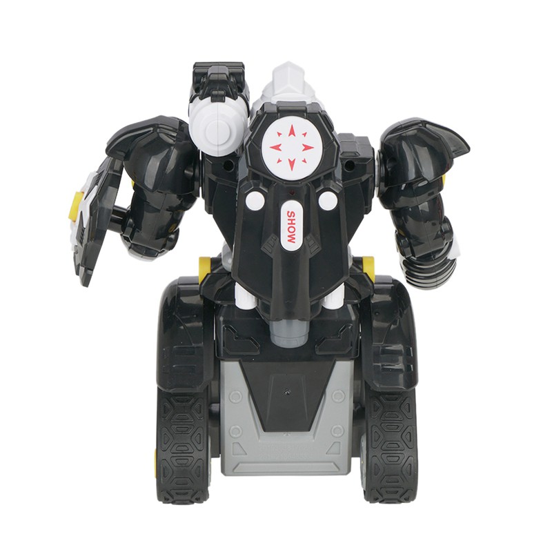 black and white remote control robot