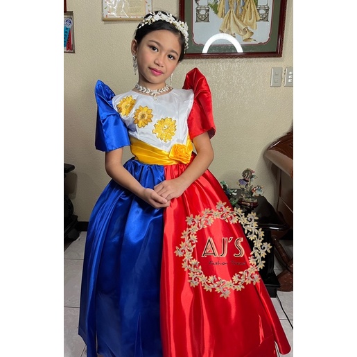 Inspired Flag Filipiniana Costume | Shopee Philippines