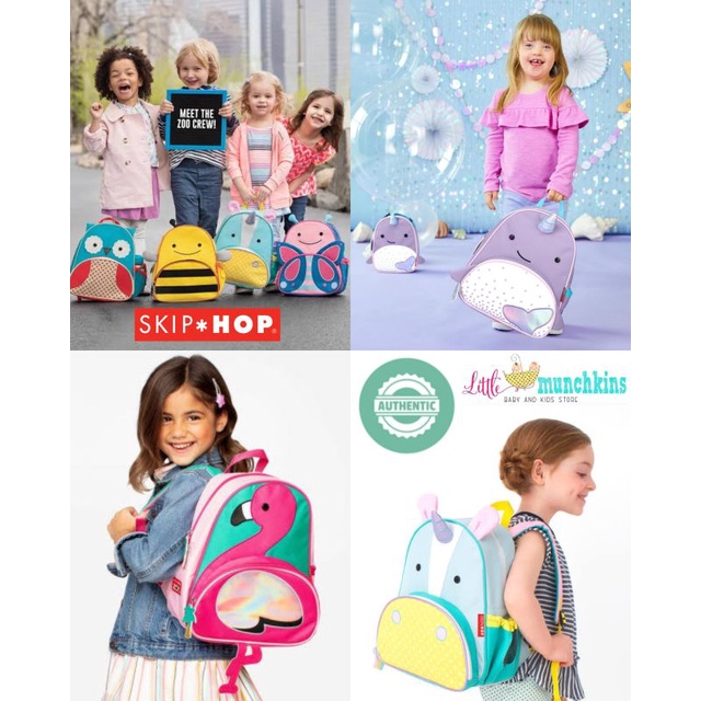 AUTHENTIC Skip Hop Zoo Little Kid Backpack, GIRLS