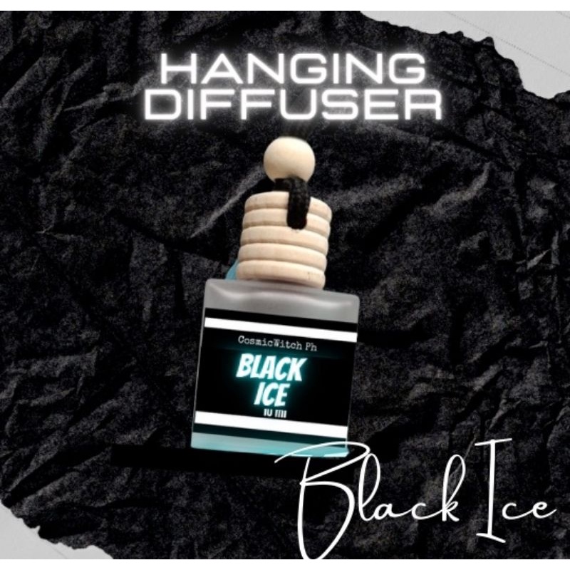 BLACK ICE Hanging Diffuser Scents/ Car Freshener/ Car Perfume/ Car