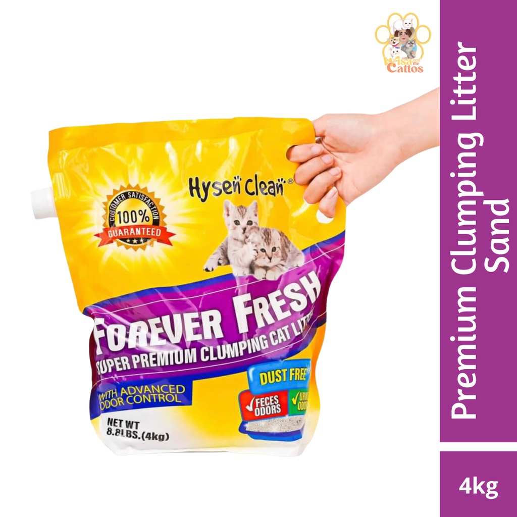 Clissora Pets Forever Fresh Premium Clumping Cat Litter 4KG Shopee