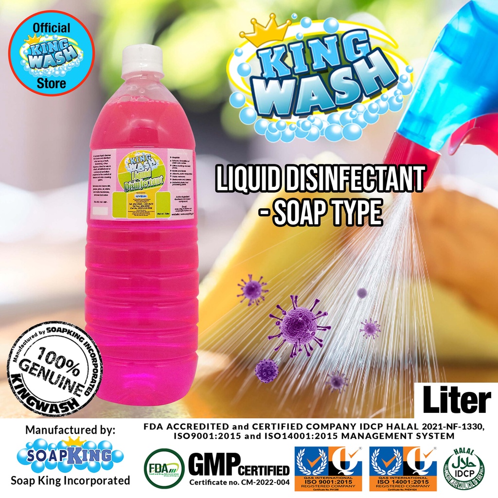 Kingwash Liquid Disinfectant, King Wash Liquid Disinfectant ...