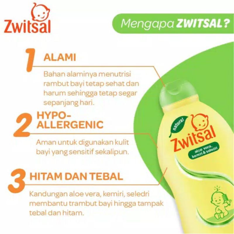 Zwitsal Baby Hair Lotion 100ml Shopee Philippines