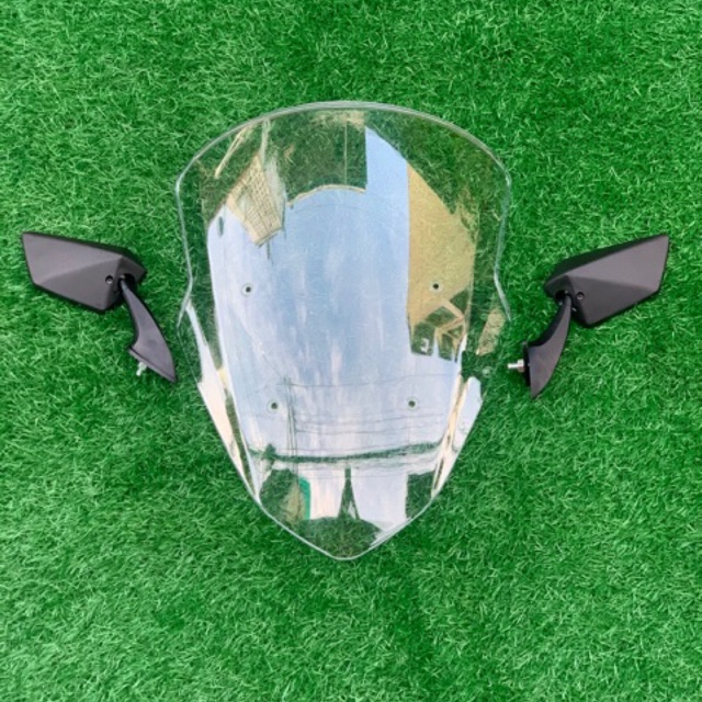Clear Windshield for NMAX V2 2020/Aerox/NMAX V1 with HMA Side Mirror