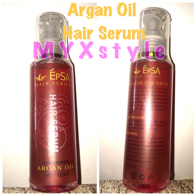EPSA Argan Oil Hair Serum Shopee Philippines