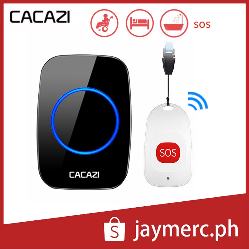 CACAZI C10 Caregiver Pagers Wireless Emergency Smart Call Button for