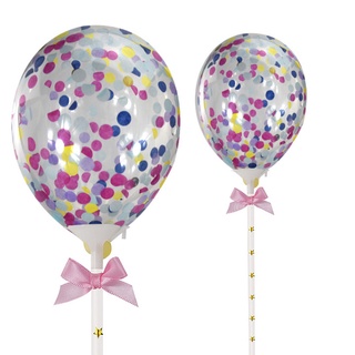 New creative birthday cake decoration balloon transparent Sequin Balloon Party #7