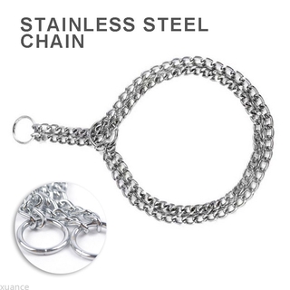 Stainless Steel Pet Dog Choke Chain Collar Necklace Choker Strong Training Strap