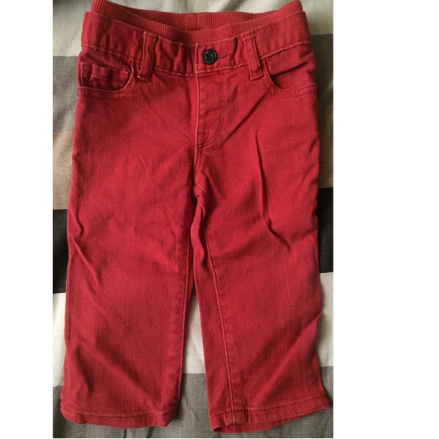 gap red pants