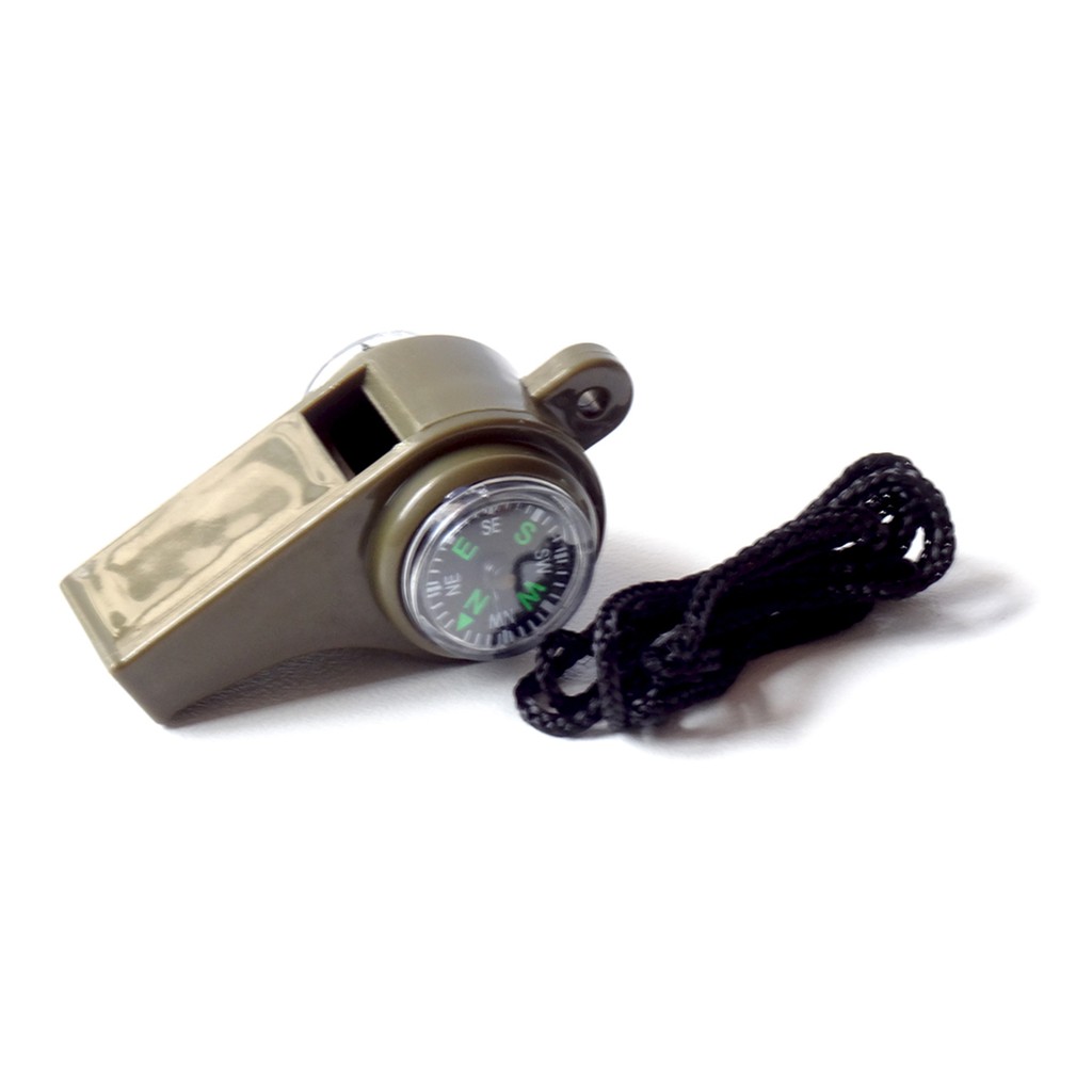 whistle with compass