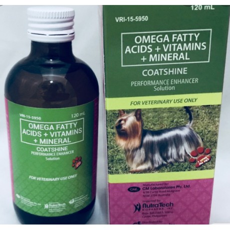 Coatshine omega fatty acid, vitamins 