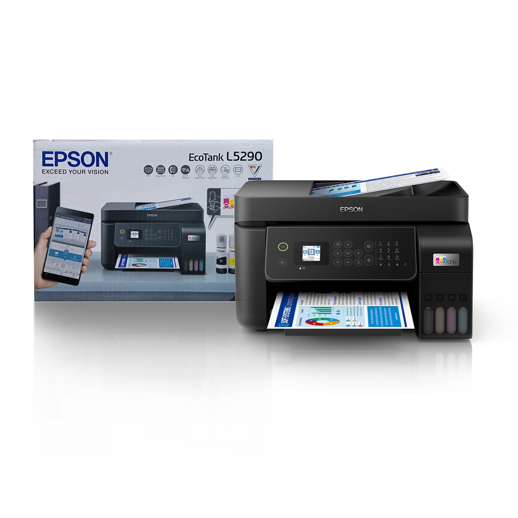 L5290 Epson Ecotank Printer Multifuntion Wi Fi Printer With Fax Shopee Philippines 0751