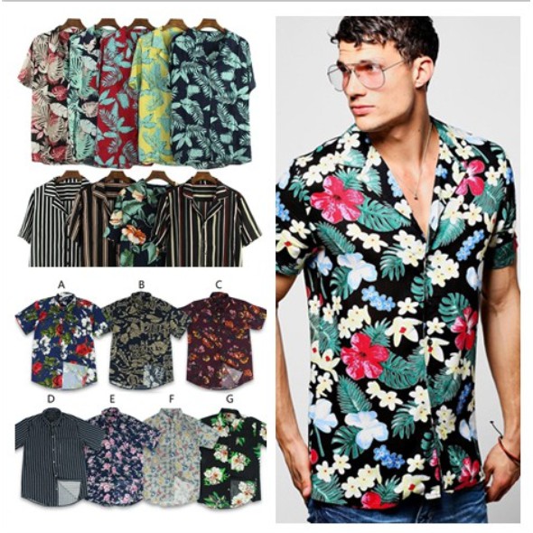 floral polo for men