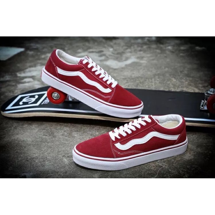 red vans shoes for men