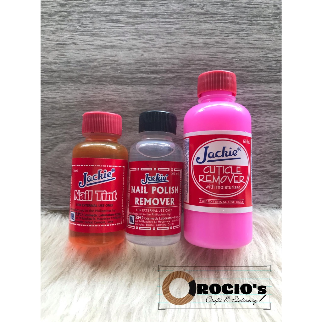 Nail Cuticle remover / Acetone/ Merthiolate/ Jackie Brand Shopee