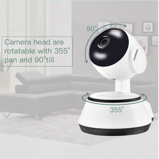 V380 Q6 PRO 1080P Smart Security IP Cam 360 Degree 3D Panoramic WiFi CCTV Camera IP CAM (SKONE 