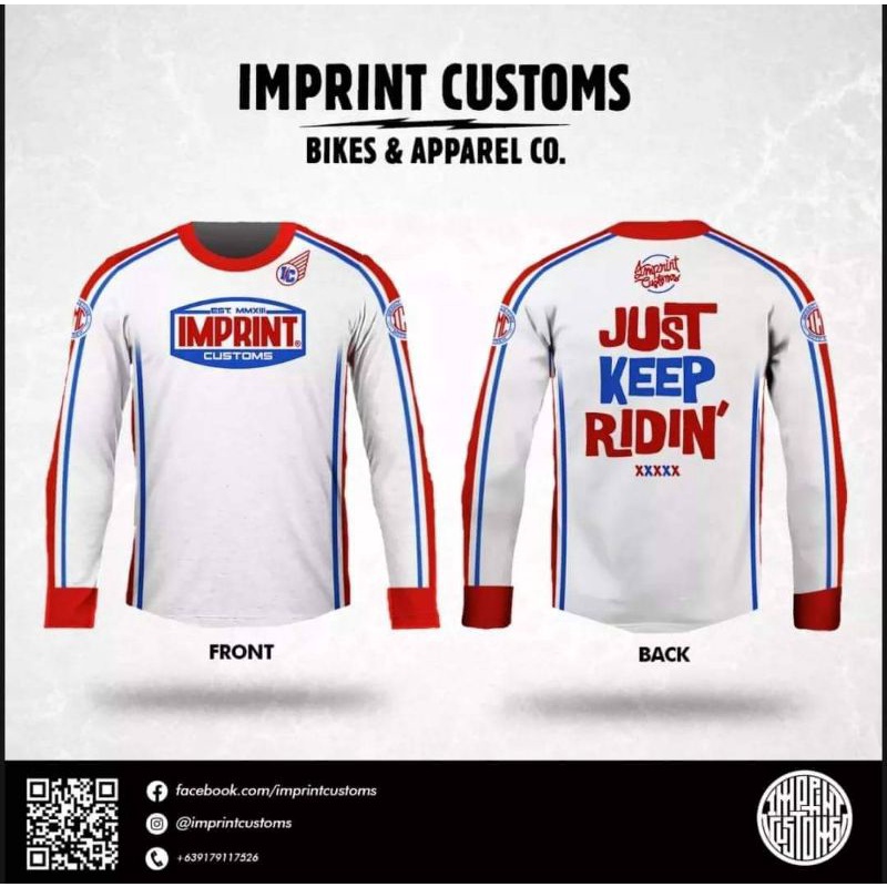 IMPRINT CUSTOMS SCOTT RIDING JERSEY Shopee Philippines