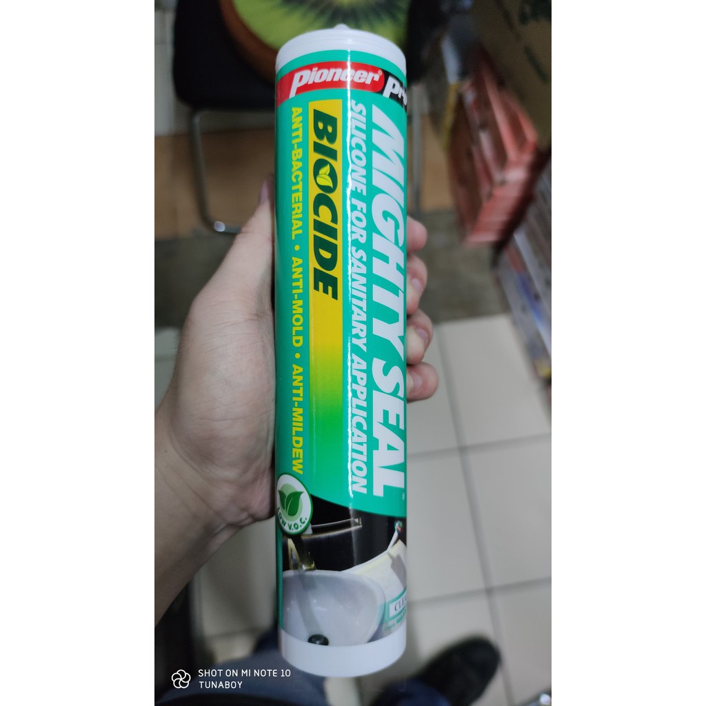 Pioneer Biocide Mighty Seal Silicone Sealant Sanitary (Anti Bacterial