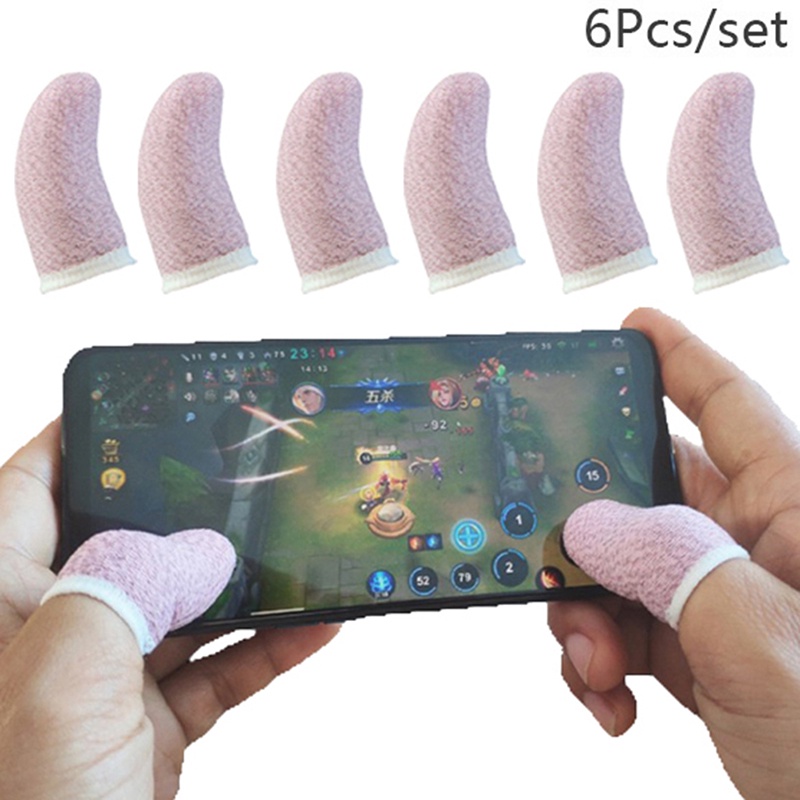 Mobile Finger Thumb Sleeve Touch Screen Finger Sleeve Breathable Anti-Sweat Sensitive Shoot & Aim Keys for Rules of Survival/Knives Out for Android & iOS Newseego Game Finger Sleeve Sets, 10 Pack 