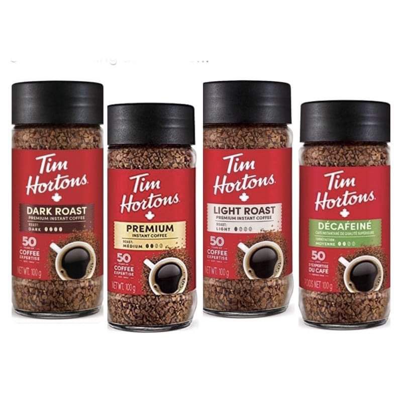 TIM HORTONS Instant Coffee 100gms Shopee Philippines