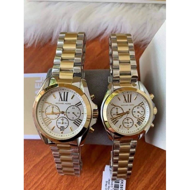 ORIG Couple Mk Two tone Watch | Shopee Philippines