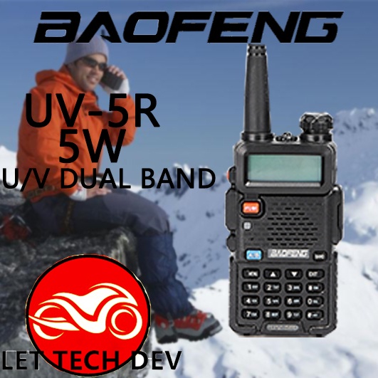 Baofeng BF-UVB2 Plus UHF VHF de Doble banda 2-Way Radio Walkie Talkie UV-5R actualización 