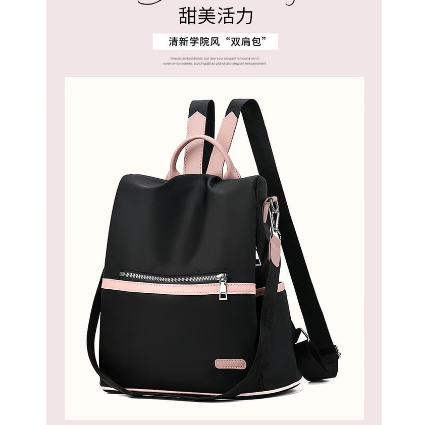 KOKO-2 Korean Fashion Waterproof Anti-theft 2 Ways Backpack For Women ...