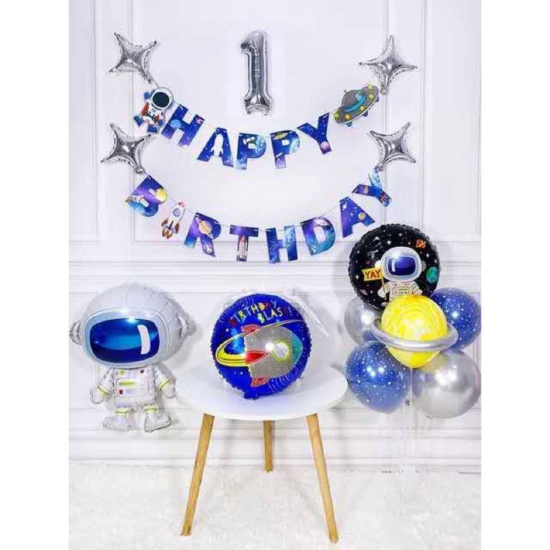 Outer Space Theme , Happy Birthday Banner | Shopee Philippines