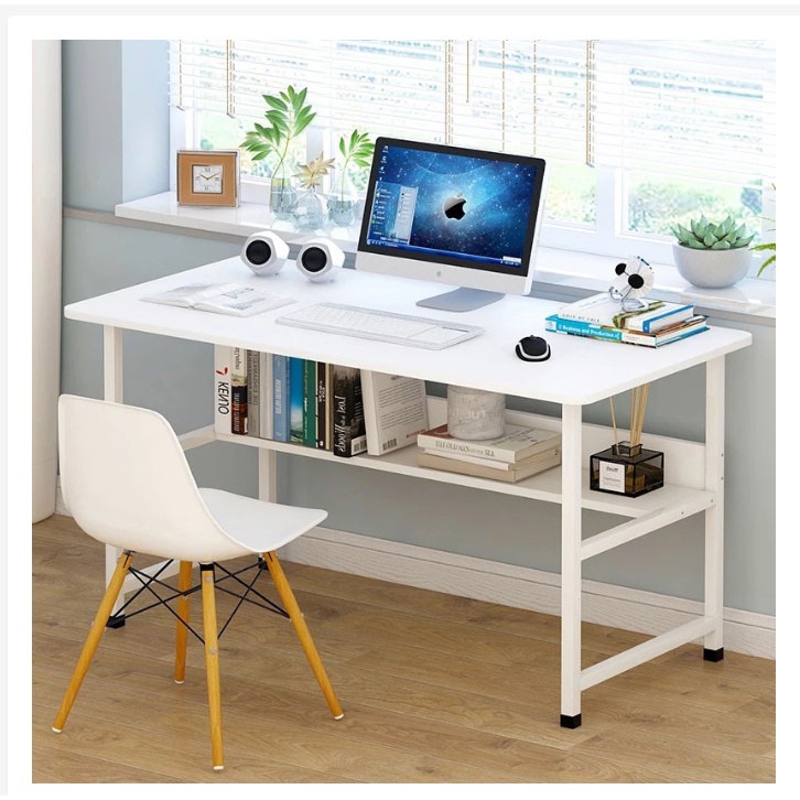 Desktop Computer Desk Notebook Table Free Installation Simple Bedside ...