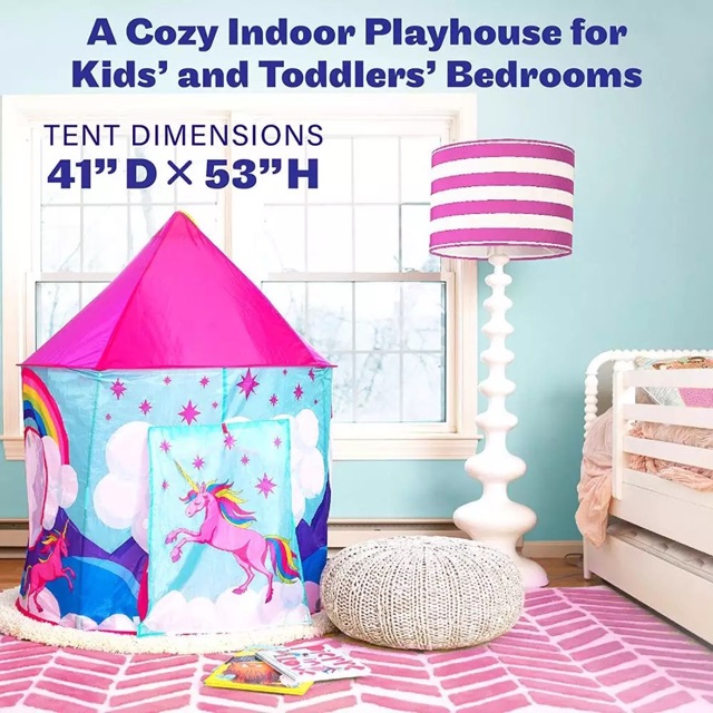 unicorn pop up tent