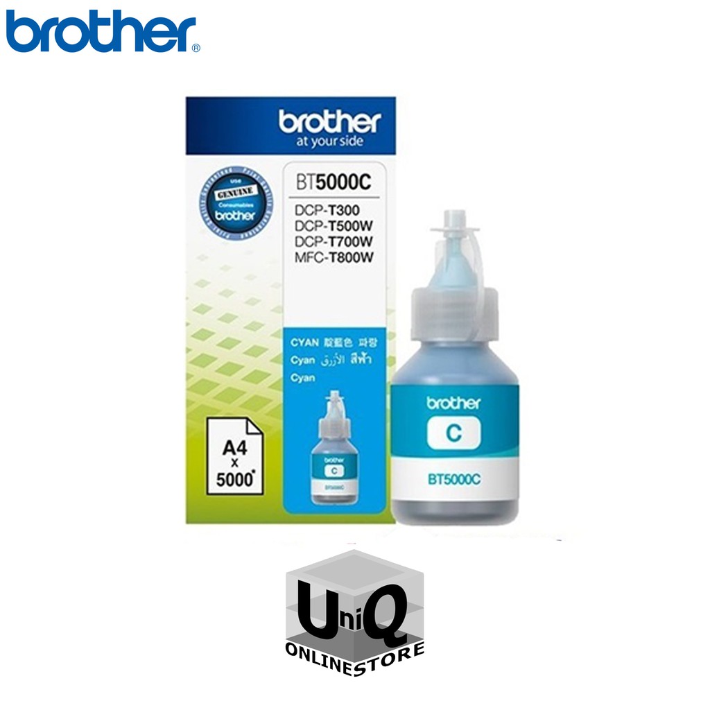 Brother Ink Original Bt6000bk Bt5000c Bt5000m Bt5000y For Brother Printers Shopee Philippines