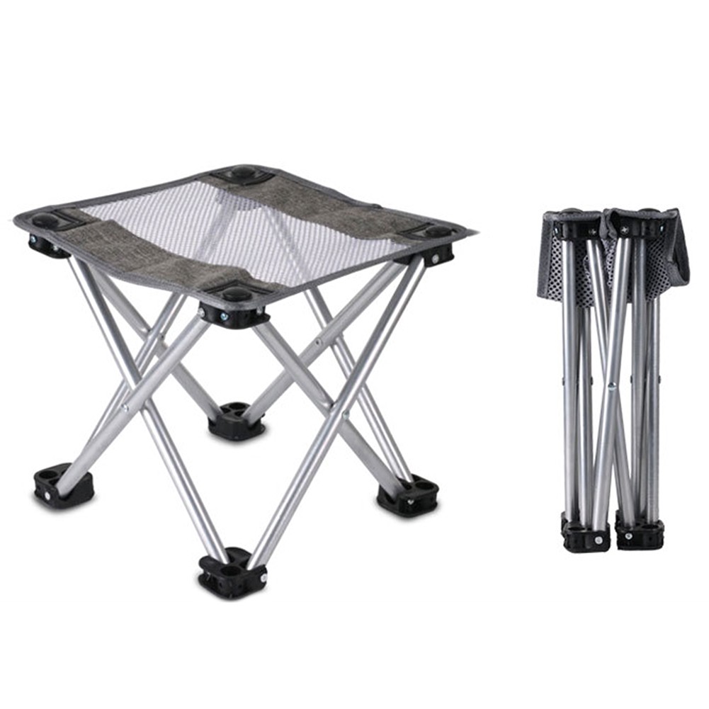 ღfengciღmini portable folding stoolfolding camping stool outdoor folding  chair for bbqcampingfishingtravelhikinggardenbeachoxford cloth seat