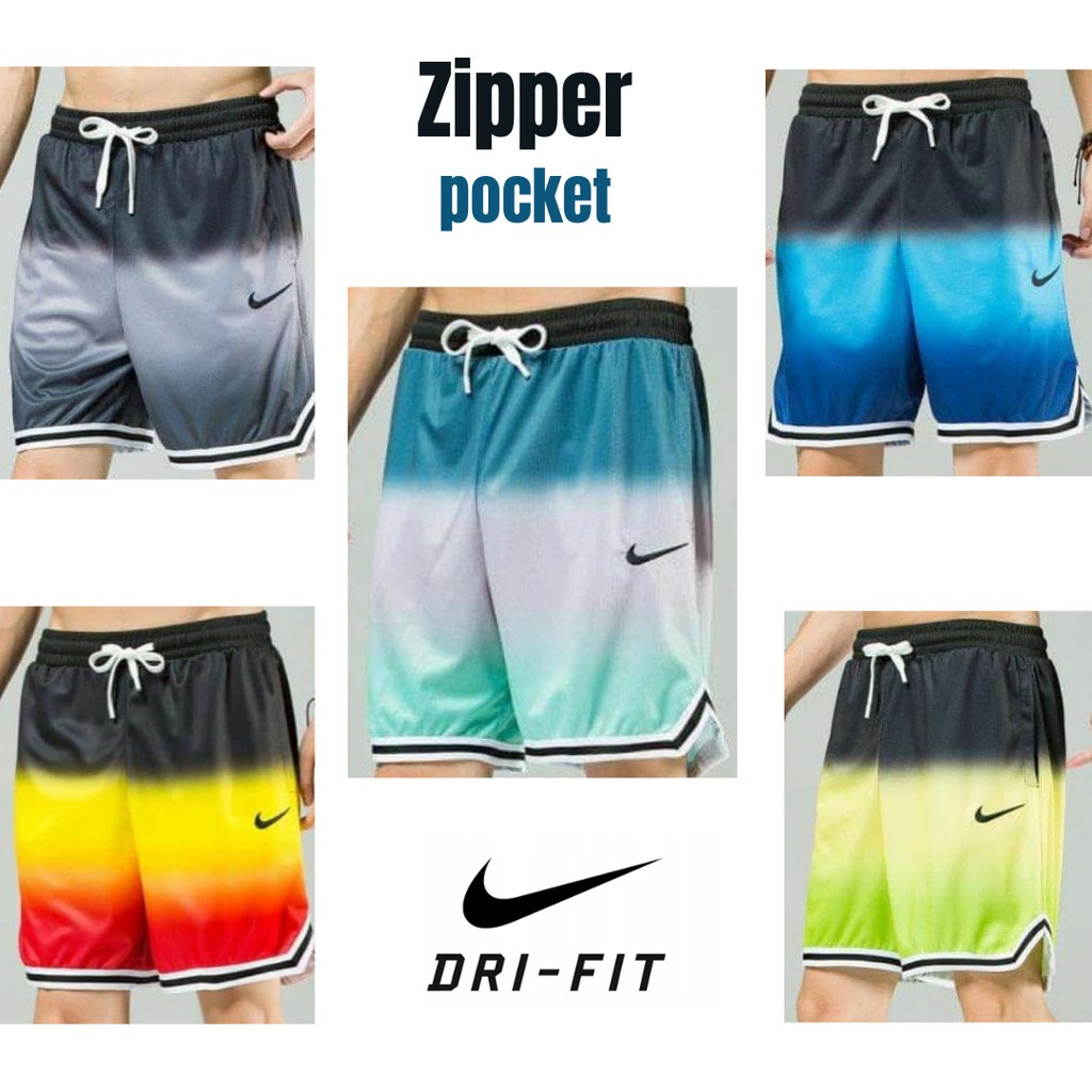 nike dri fit shorts mens zipper pockets