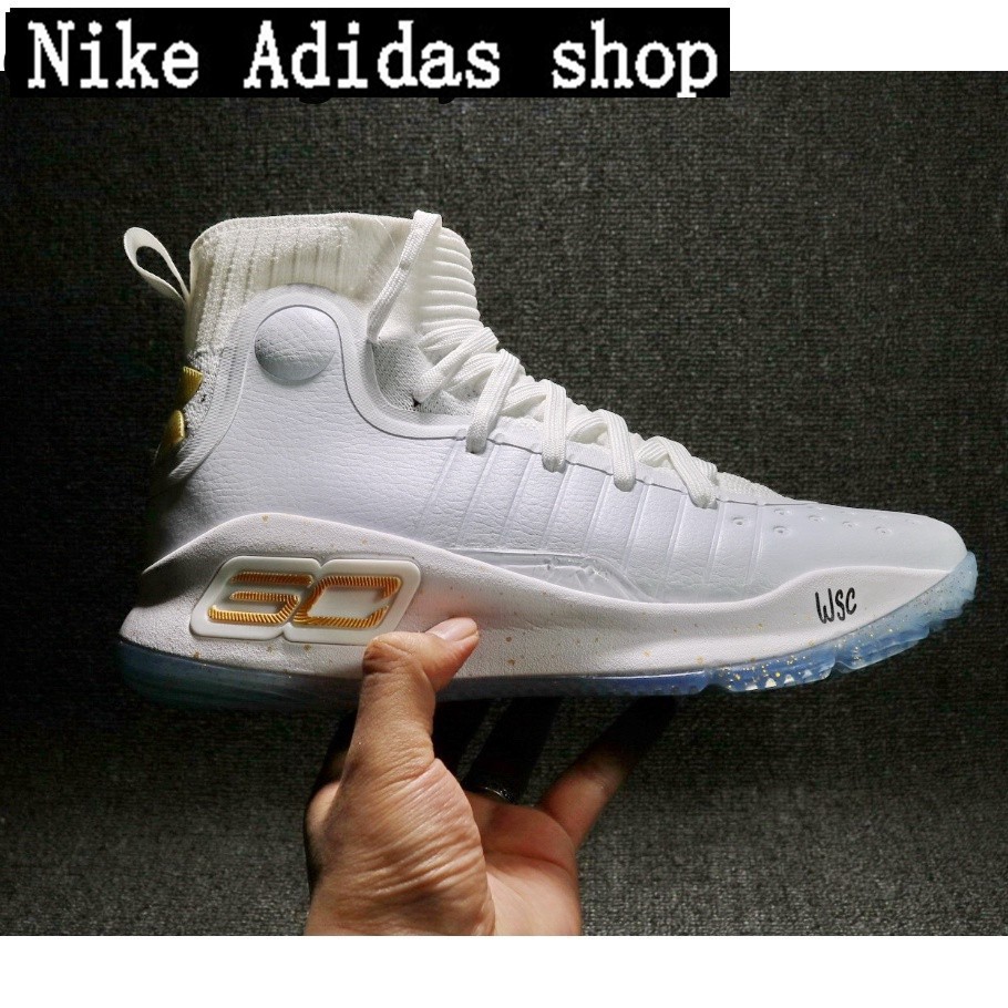 stephen curry shoes white and gold