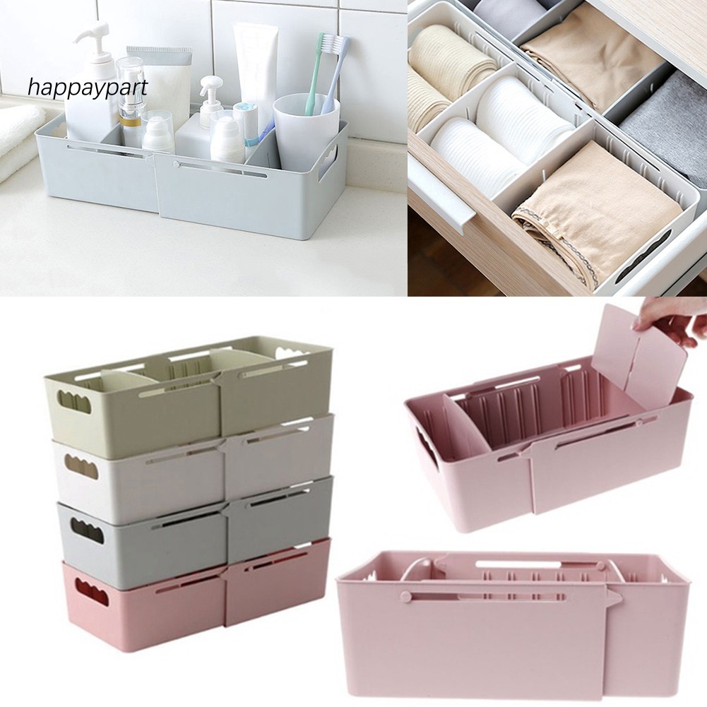 Adjustable Cabinet Drawer Divider Sock Underwear Cosmetic Storage