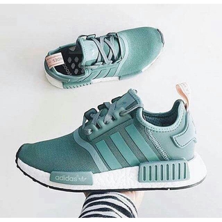 adidas nmd white mint green