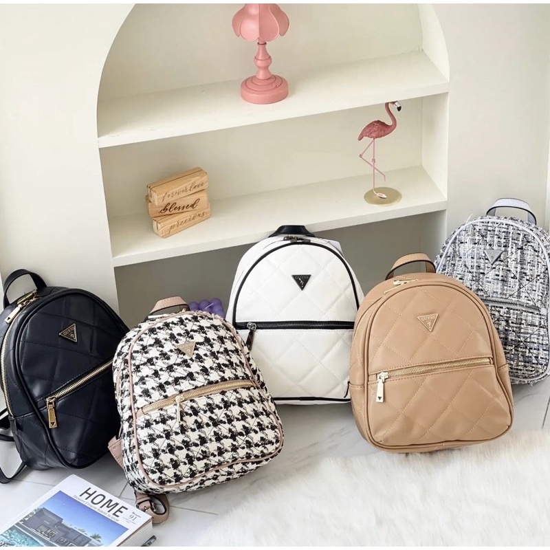 Guess Cessily quilted backpack Shopee Philippines