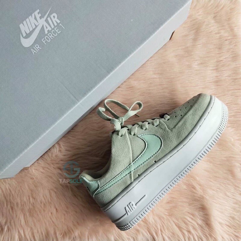nike air force 1 sage low olive aura