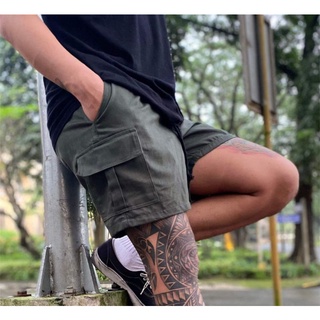 [FLASH SALE] CARGO SHORTS | REGULAR AND PLUS SIZE | 4 POCKETS | ABOVE THE KNEE