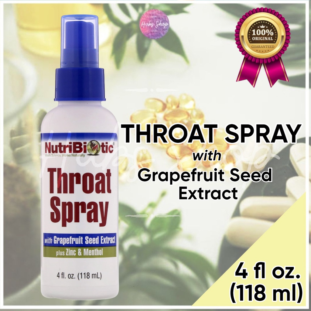 NutriBiotic Throat Spray 4 fl oz 118ml | Shopee Philippines