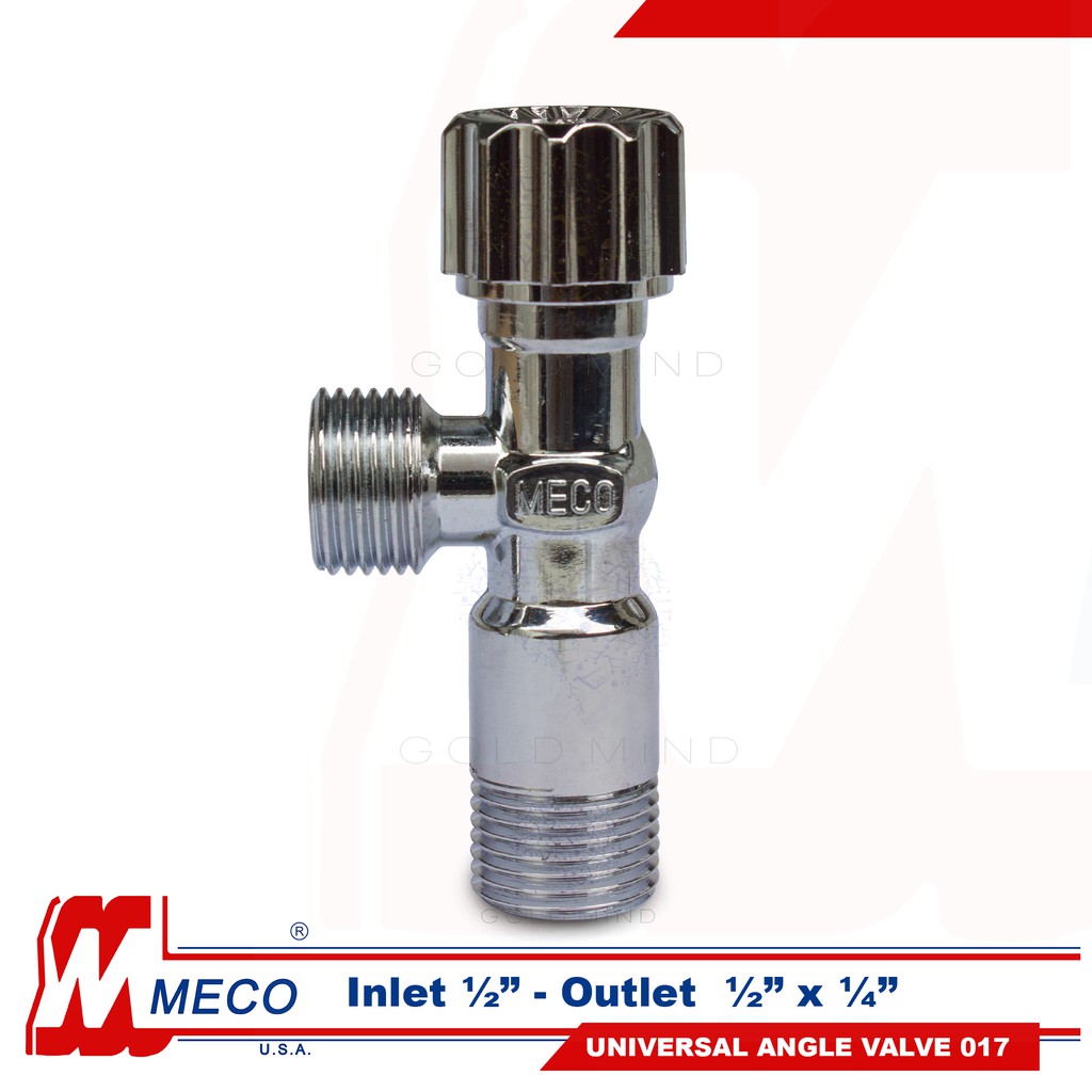 Meco Universal Angle Valve 1 2 X 1 2 X 1 4 Shopee Philippines