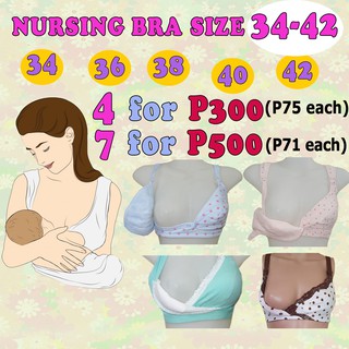 Nursing Bra Size 34 to 42 Maternity bra,  Breastfeeding Bra