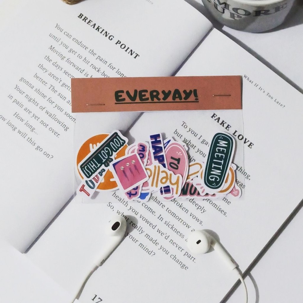 Cute Korean Sticker Motivation Sticker for journal kpop Cute Korean Sticker Motivation Sticker for journal kpop