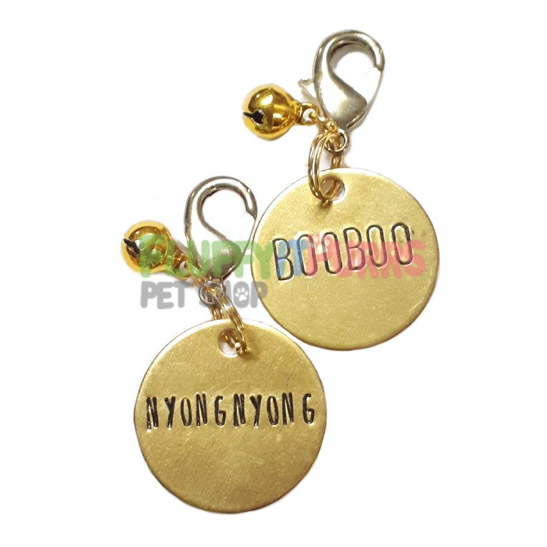 Brass Pet Tag (Personalized Pet ID Tags 