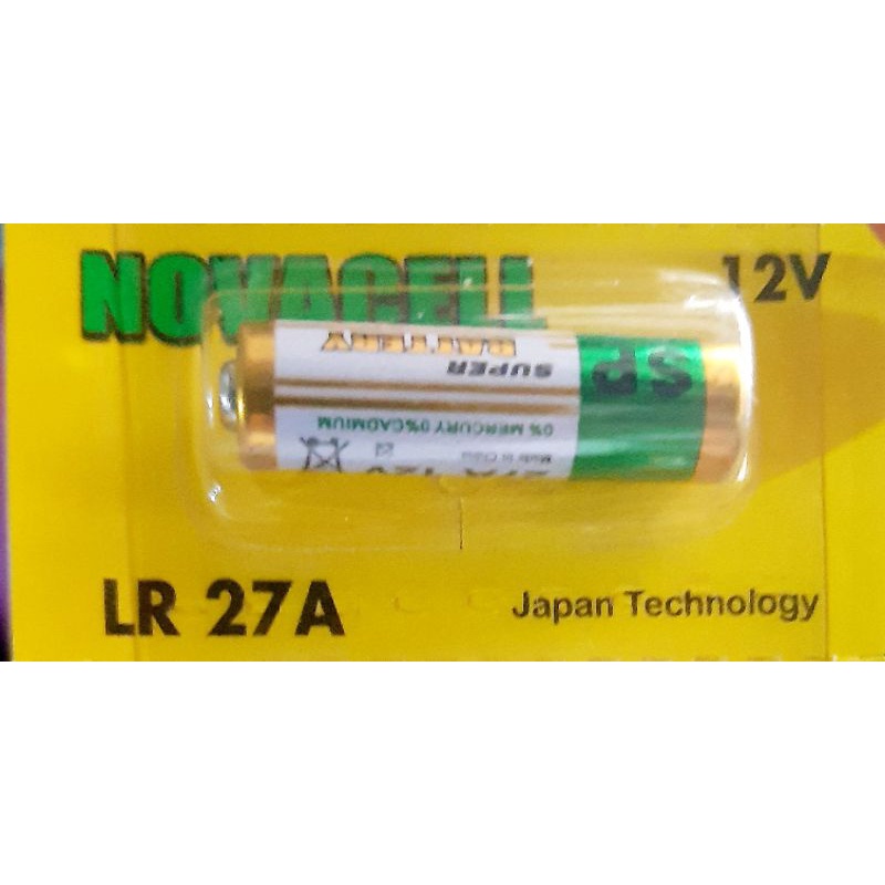 Novacell 12V High Voltage Alkaline Battery. Shopee Philippines