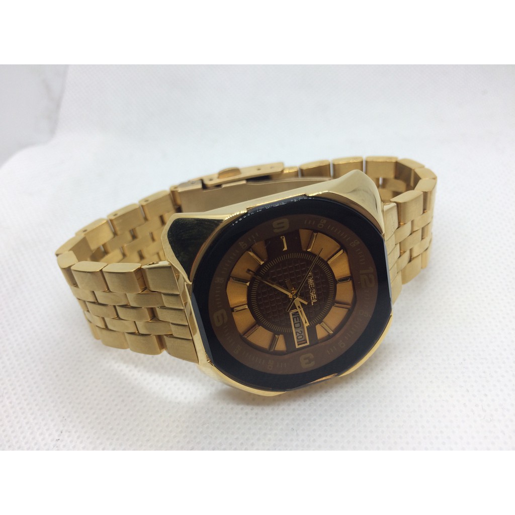 diesel gold watch