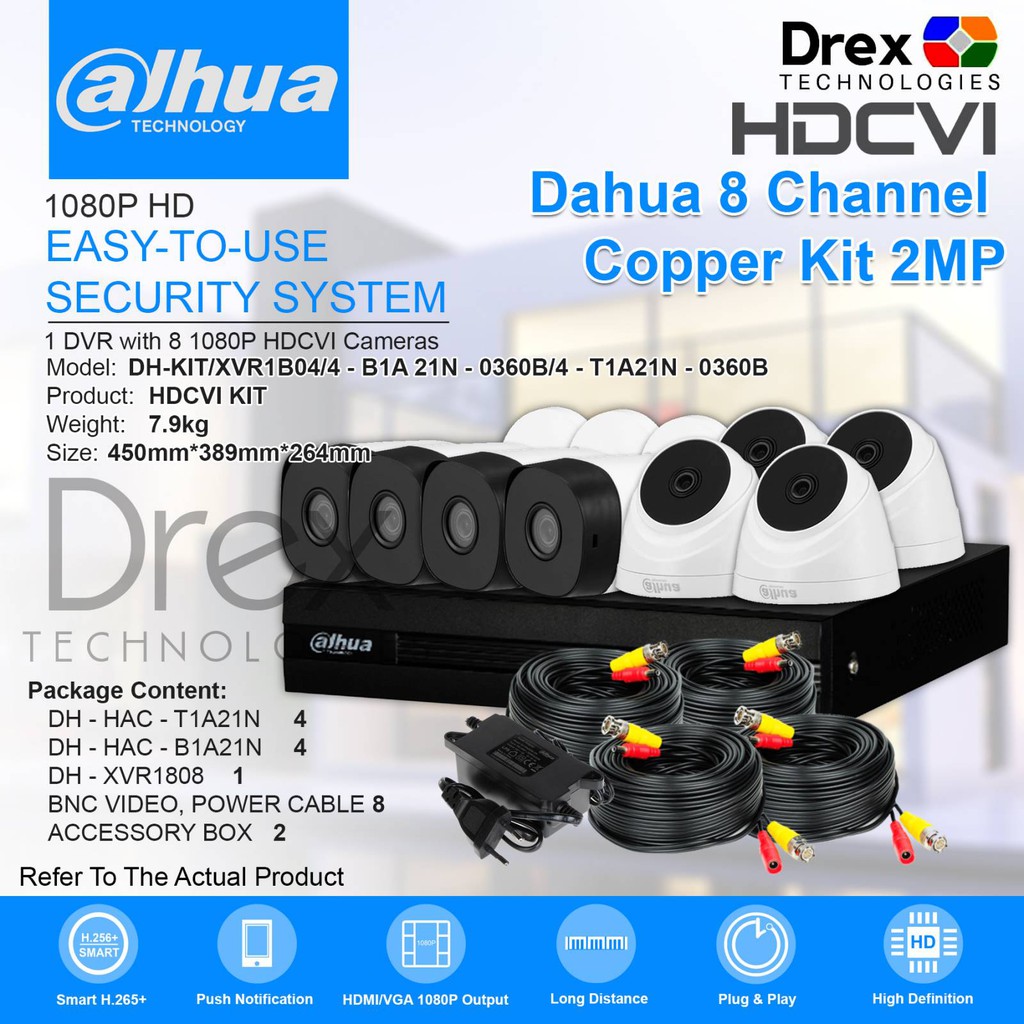 dahua 8ch kit