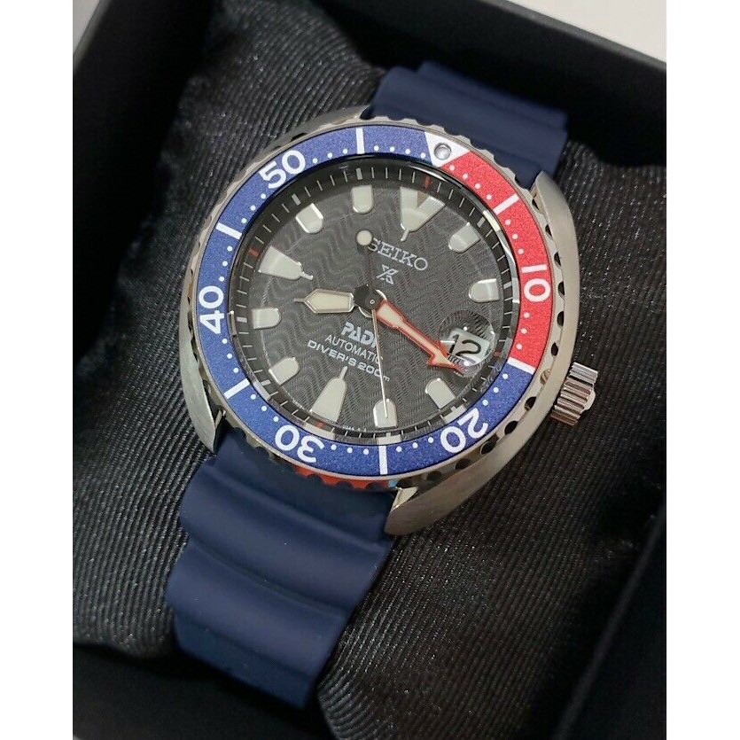 BNEW AUTHENTIC Seiko Prospex Mini Turtle Watch SRPC41K1 PADI Automatic  Diver Pepsi Bezel For Men | Shopee Philippines
