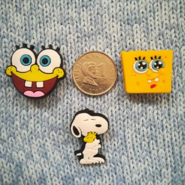 spongebob croc pins