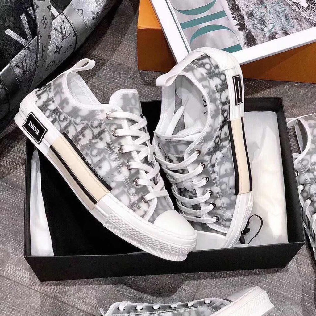 christian dior logo sneakers